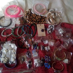 WHOLESALE MIXED LOT ALL NEW COSTUME JEWELRY 63 PIECES
